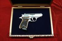 WALTHER PPK/S 380 CAL. ENGRAVED STAINLESS W/PRESENTATION CASE NEW  Walther Pistols > Post WWII > PPK Series