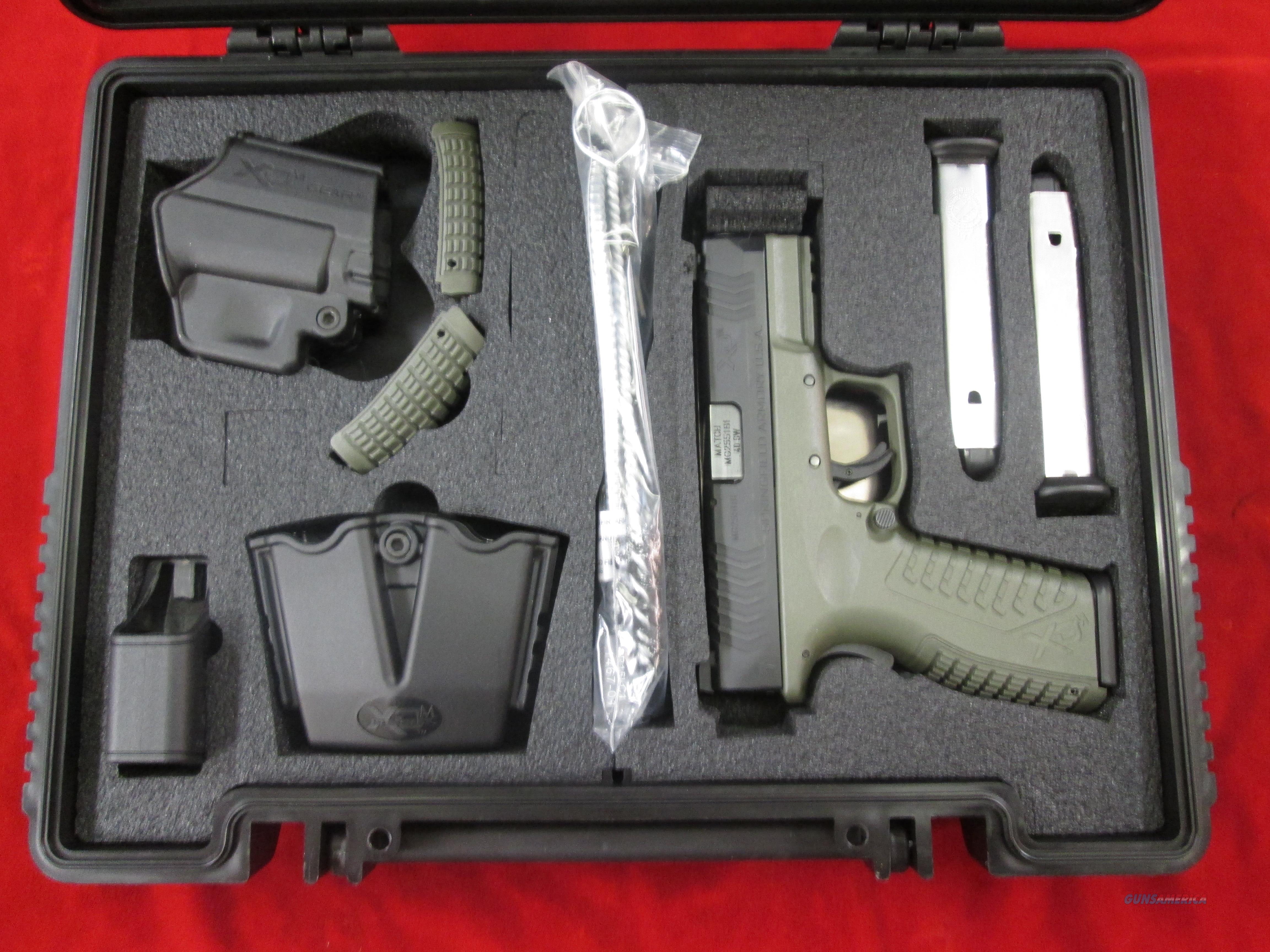 SPRINGFIELD ARMORY XDM 40 CAL 3.8" OD GREEN USE... for sale