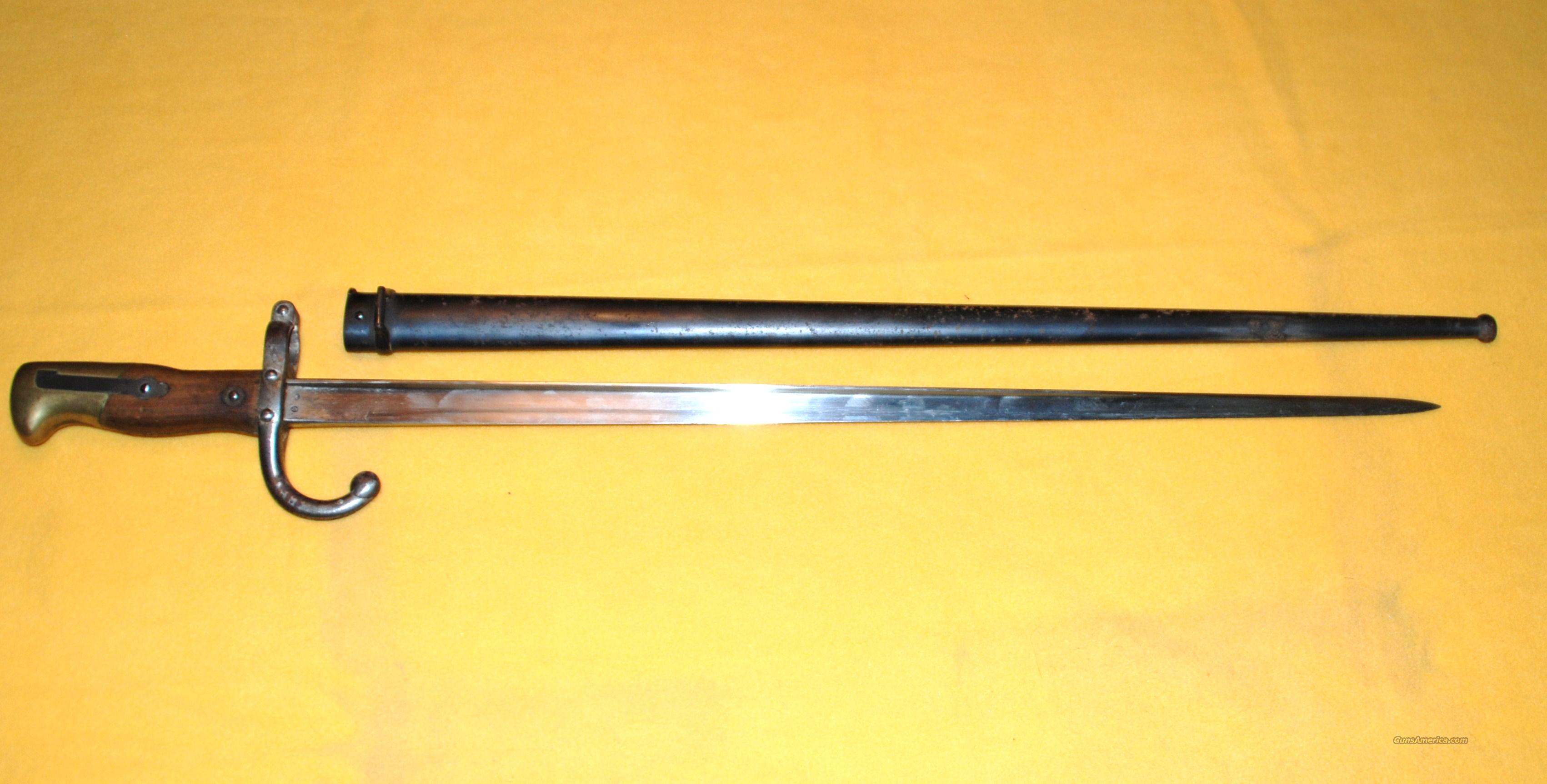 1877 French Insciption with scabard for sale