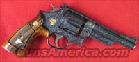 Pre Model 27  5" Fully Engraved Unfired 1954  Smith & Wesson Revolvers