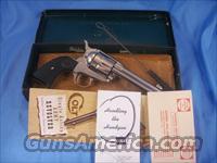 Colt Nickel 2nd Generation Black Box Single Action Army SAA  Colt Single Action Revolvers - 2nd Gen.