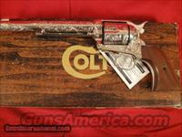 COLT SAA D ENGRAVED 3RD GENERATION 45LC  Colt Single Action Revolvers - 3rd Gen.