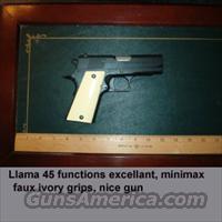 Llama Min Max 45acp  Llama Pistols