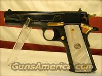 Colt Govt Gold Engraved 38 Super 5" 02991 36192  Colt Automatic Pistols (.25, .32, & .380 cal)