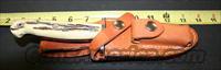 HESS, OUTDOORSMAN 5" BLADE JIG BONE HANDLE  Knives/Swords > Knives > Fixed Blade > Hand Made