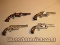 Collection of (4) Smith & Wesson M-1 1/2 Factory Engraved Revolvers  Antique (Pre-1899) Pistols - Ctg. Misc.