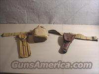 U.S. WW II Pistol Belt Combat Rig  Curios