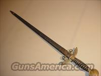 WW II German Luftwaffe Sword Silver w/ Hanger   Knives/Swords > Swords > Hand Made