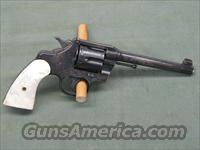 Colt officers model DA engraved/letter  Colt Double Action Revolvers- Pre-1945