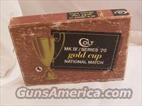Colt Gold Cup Mk IV Series 70 w Box 45 ACP  Colt Automatic Pistols (1911 & Var)