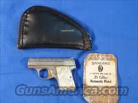 Browning Renaissance .25 acp w/pouch, booklet  Browning Pistols > Baby Browning