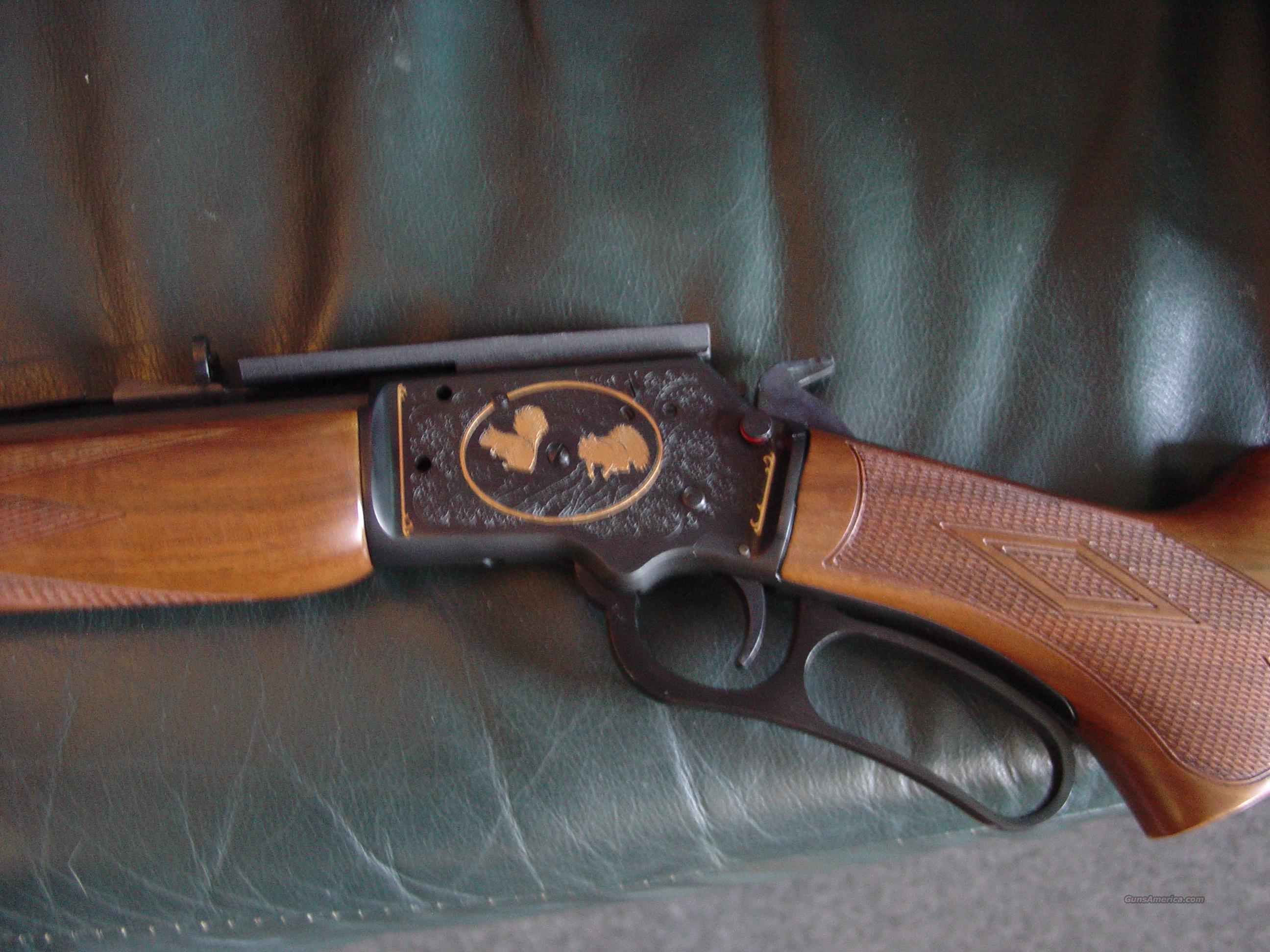 Marlin Model 39A,22LR,1 of 2000,engraved,Gold S... for sale