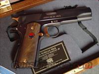 Colt 1911 styled/Auto Ordnance Korean War Commemorative,engraved,in pres case  Auto Ordnance Pistols