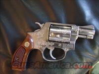 Smith & Wesson Model 60 Chiefs Special,38spl.,1969,2" barrel,stainless,engraved,box & manual-super nice  Smith & Wesson Revolvers > Pocket Pistols