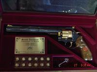 Dan Wesson,Second Amendment Commemorative 44 magnum,scroll engraved,gold accents 9" barrel,wood & glass pres. case,unfired  Dan Wesson Pistols/Revolvers > Revolvers