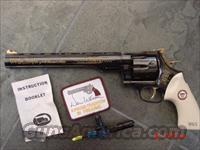 Dan Wesson,9 3/4"barrel,high gloss blue,gold engraved,gold accents,200th year anniversary of the constitution,pres case,unfired  Dan Wesson Pistols/Revolvers > Revolvers