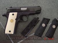 Colt Government Pocketlite 380,REAL ivory grips,2 mags,& original black grips,blue box  Colt Automatic Pistols (.25, .32, & .380 cal)