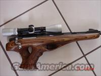 Remington XP100,10"barrel,221 Fireball,Burris scope,custom thumbhole stock  Remington Pistols XP-100