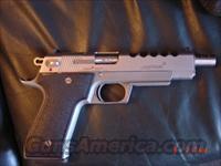Laser Aim Arms 6" barrel,ported,with 5 slots,45acp,stainless,2 mags & soft case,& manual  LaserAim Pistols