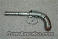 Bacon Arms Single Shot Bar Hammer Pistol  Antique (Pre-1899) Pistols - Perc. Misc.