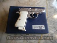 WALTHER PPK/S GERMAN FULL ENGRAVING GOLD WASH  Walther Pistols > Post WWII > PPK Series