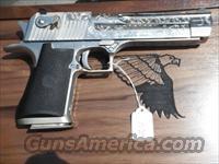 FULLY ENGRAVED CHROME 50AE DESERT EAGLE  Desert Eagle/IMI Pistols > Desert Eagle