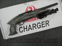 AWESOME RUGER CHARGER! BLACK & GREY 10 SHOT 22 long range pistol! SBR candidate!  Ruger Semi-Auto Pistols > Charger Series