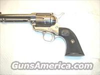 Scarce Colt 2nd Gen Nickel, only 566 made  Colt Single Action Revolvers - 2nd Gen.