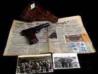 WWII Nazi German Officers Collection, Pistol & Holster + Extras  Military Misc. Pistols Non-US