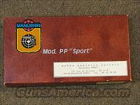 MANURHIN WALTHER PP SPORT 22 LR - LIKE NEW IN BOX!  Walther Pistols > Post WWII > PP Series