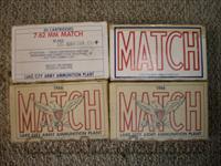 308 Match Lake City LC  Ammunition