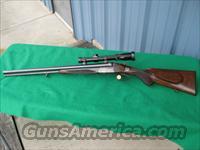 GERMAN EMIL KERNER PRE-WAR DRILLING 8X57 X16X16 98% ORIGINAL CONDITION,CLAW MOUNT/SCOPED!  Drilling & Combo Shotgun Rifle Combos 