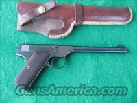 COLT " THE WOODSMAN" TARGET MODEL 1ST SERIES 22 L.R. 99% ORIGINAL 1937  Colt Automatic Pistols (22 Cal.)