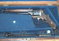 CASED WEBLEY OPEN FRAME MODEL 1865  Webley Pistols