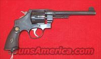 SMITH AND WESSON 2ND MODEL HAND EJECTOR MARKED TO BRITISH MILITARY MOUNTED POLICE DIVISION OFFICER WITH MILITARY HOLSTER WORLD WAR ONE  Webley Pistols