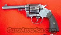 BRITISH OFFICER'S WORLD WAR ONE COLT NEW SERVICE WITH ORIGINAL HOLSTER  Webley Pistols