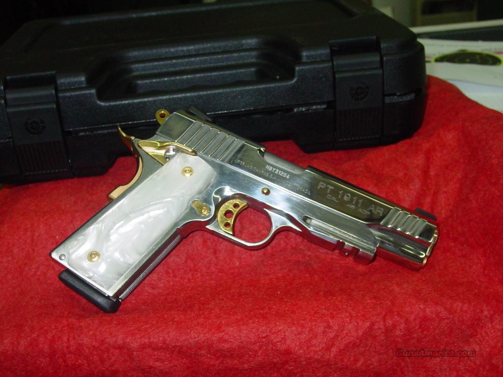 Taurus Pt 1911 Ar Gold And Pearl For Sale