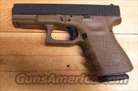 19 w/Flat Dark Earth finish, 2 15 rd. mags.  Glock Pistols > 19