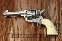 RUGER NEW VAQUERO 45LC FULL COVERAGE ENGRAVING  Ruger Single Action Revolvers > Cowboy Action
