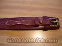 Holster belt Size 38 Tan, Stiched  Holsters and Gunleather > Police Belts/Holsters