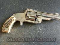 S&W RUSSIAN MODEL STAG GRIPS  Smith & Wesson Revolvers > Pre-1899