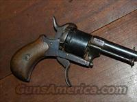 PIN FIRE REVOLVER 6.5MM  Antique (Pre-1899) Pistols - Ctg. Misc.