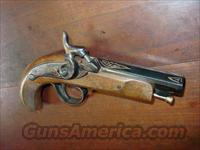 DERRINGER ENGRAVED GOLD TRIM  Muzzleloading Modern & Replica Pistols (perc)