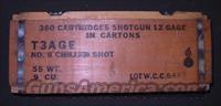 WINCHESTER NO.8 CHILLED SHOT  *** U.S. MILITARY MARKED  ***  1950's SEALED CASE  Military Misc. Shotguns US