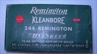 244 REMINGTON  **  75 GRAIN  **  FACTORY AMMUNITION  ** $69.00  Remington Rifles - Modern > Bolt Action Non-Model 700 > Sporting