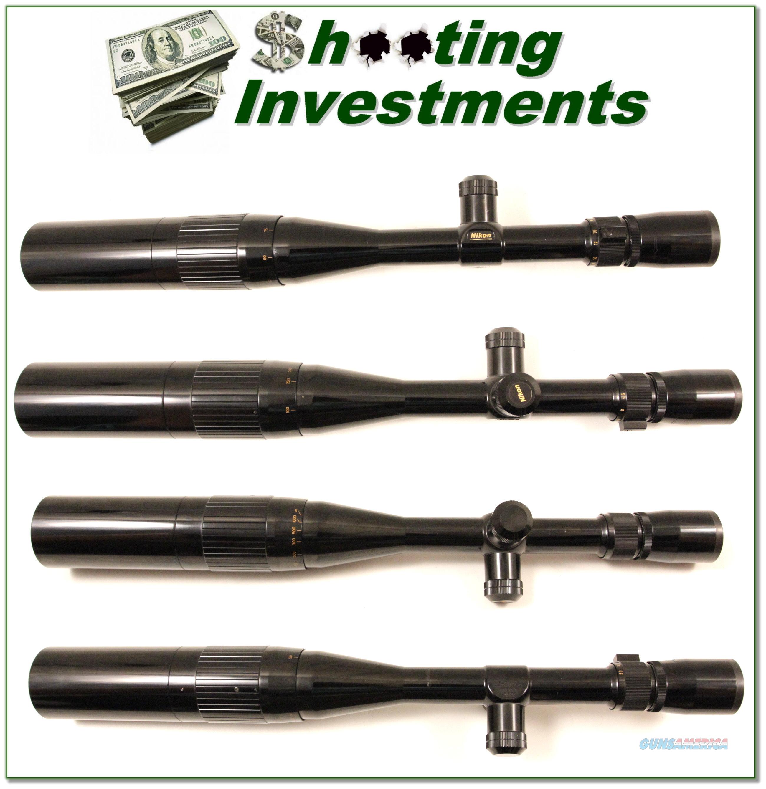 Nikon 6.520 X 40 AO Rifle Scope Gloss Sunshade... for sale