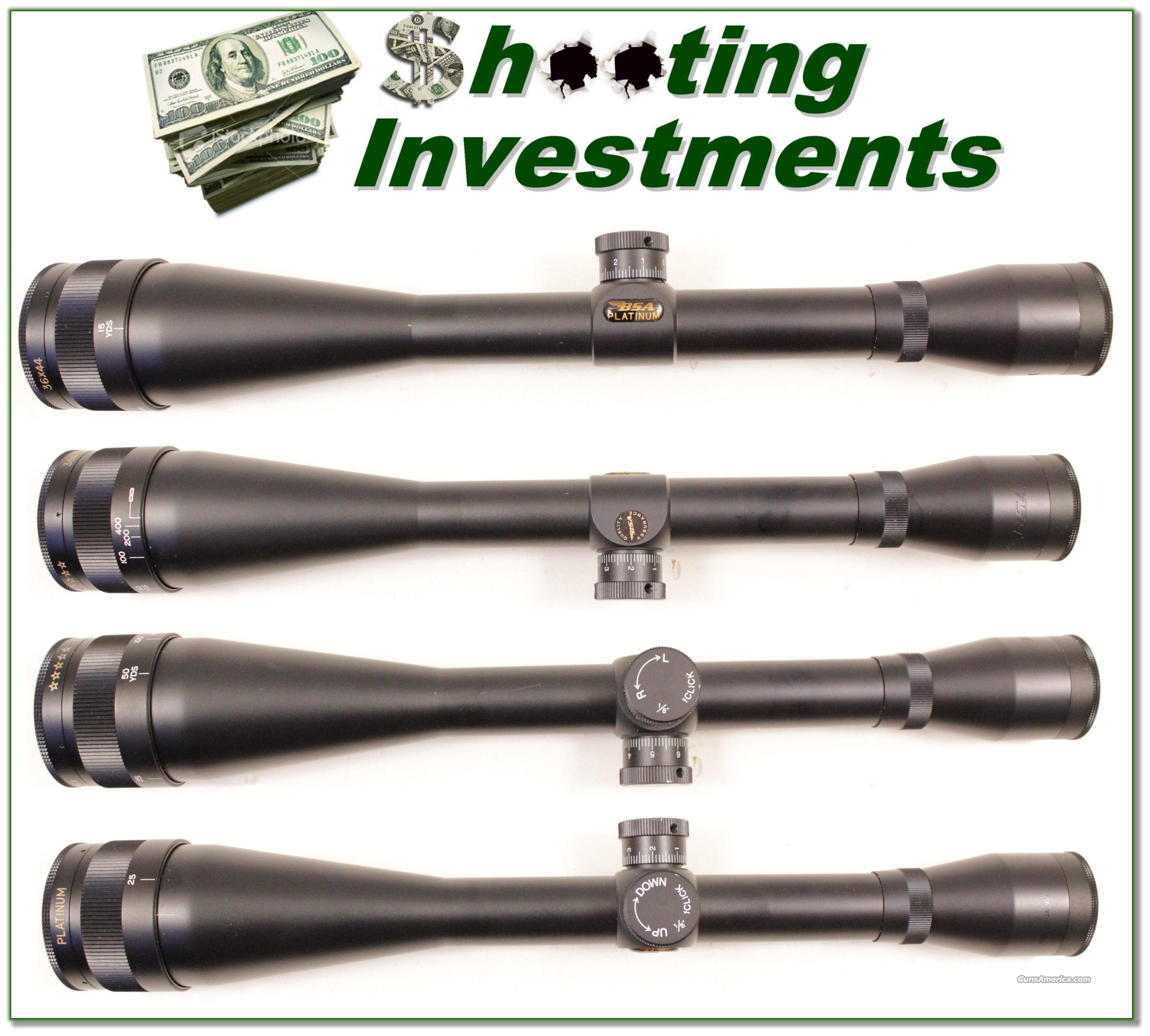 BSA Platinum 36X44 long range tactical rifle sc... for sale