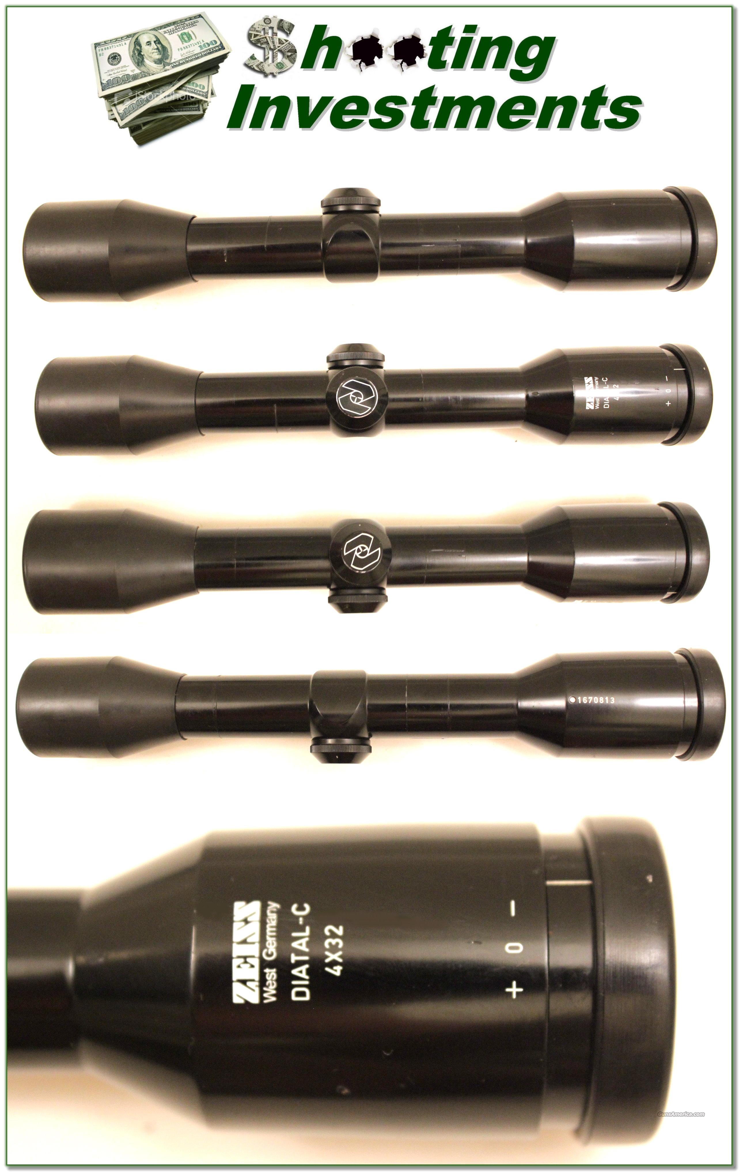 Zeiss Diatal C 4X32 Rifle Scope Exc Cond! for sale