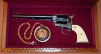 Cased Single Action Army .45 7.5" Barrel 3rd Generation, with Colt Peacemaker Pocket Watch   Colt Single Action Revolvers - 3rd Gen.