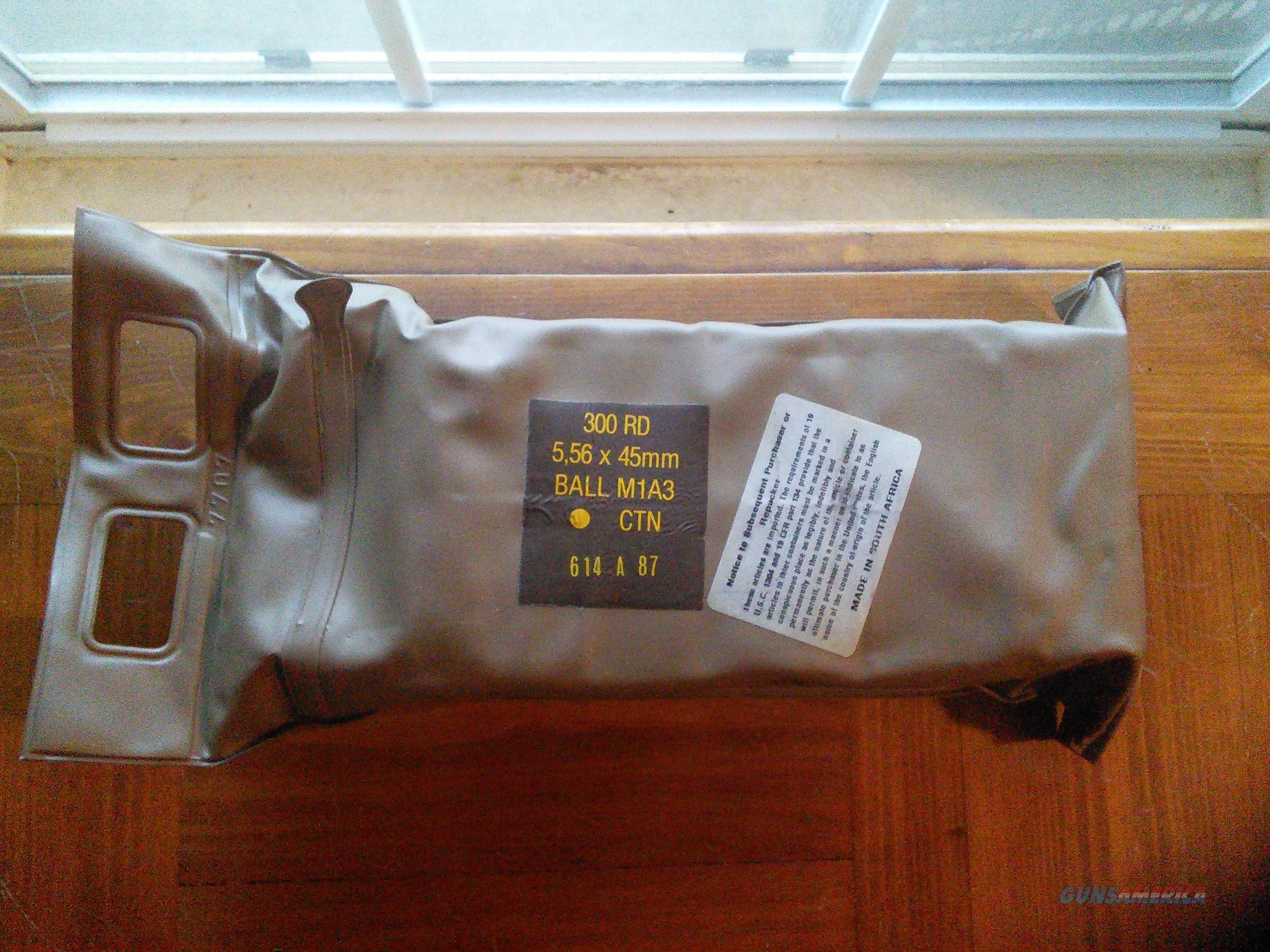 5.56 Ammo M1A3 South African 300 Round Battle Pack for sale (941878834)